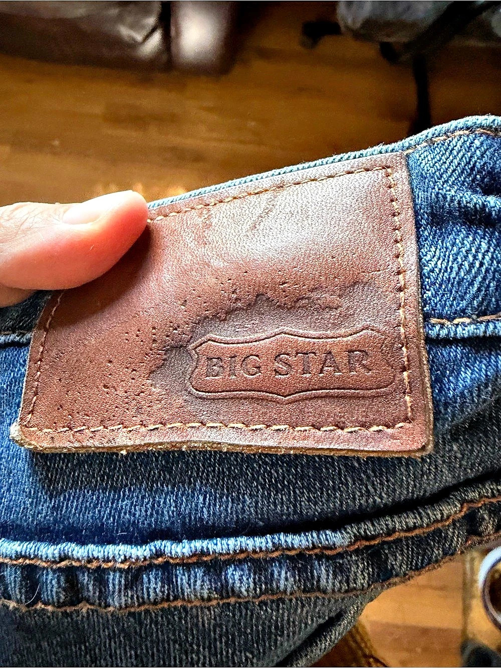 Big Star Remy Low Rise Denim Shorts - Picture 5 of 7